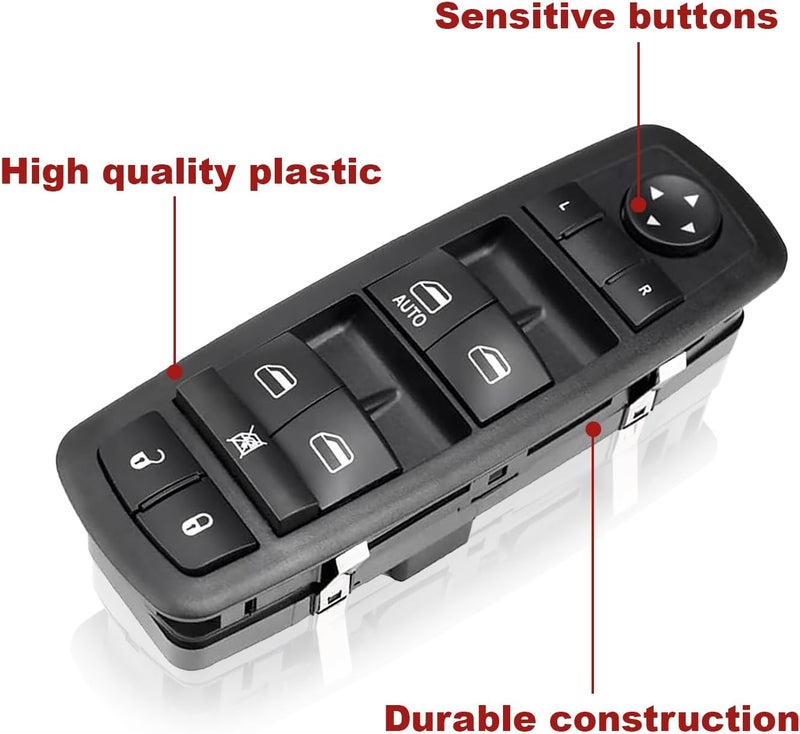 Hsbang Power Window Switch Compatible with 2009-2010 Journey,2007-2011 Nitro,2008-2012 Liberty 4602632AC, 4602632AD,4602632AE, 4602632AF, 4602632AG,4602632AH - Image 5